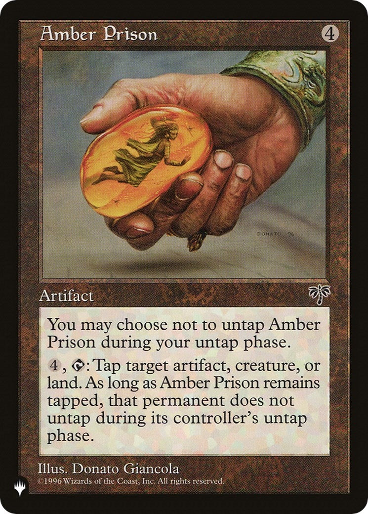 Amber Prison (The List Reprints)