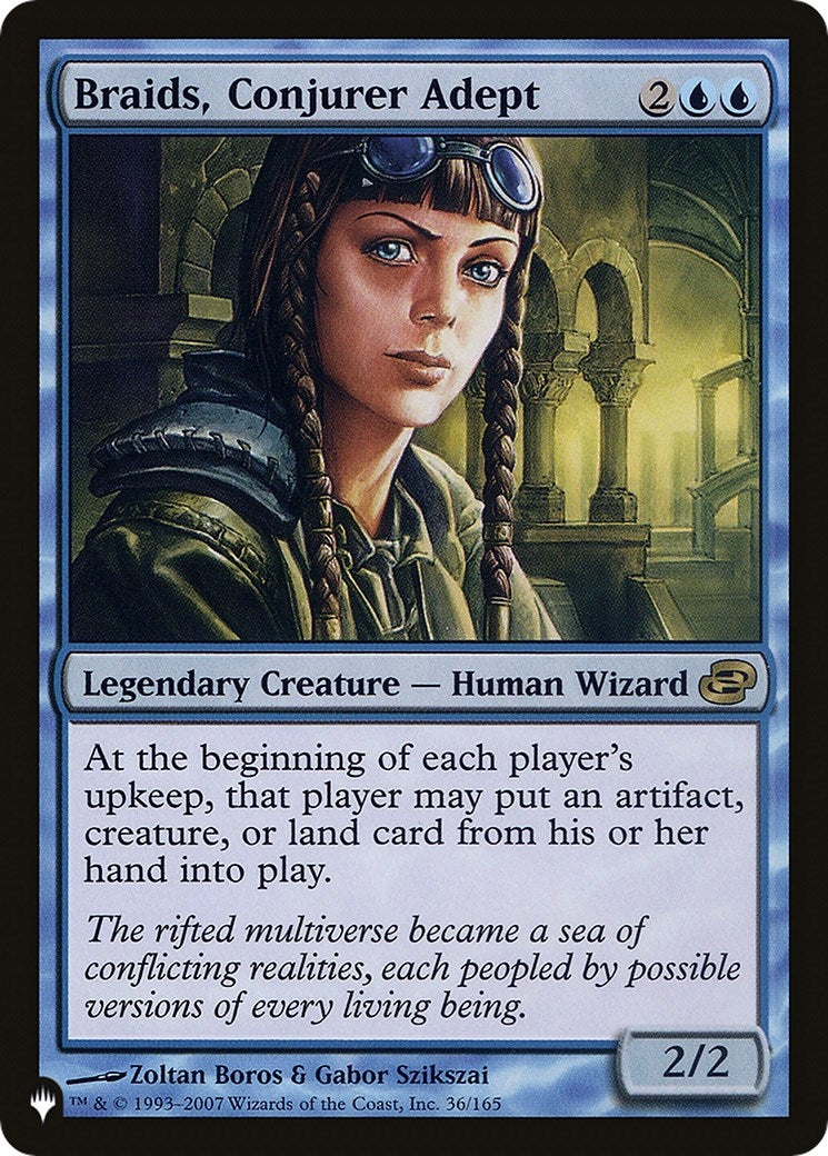 Braids, Conjurer Adept (36/165) (The List Reprints)