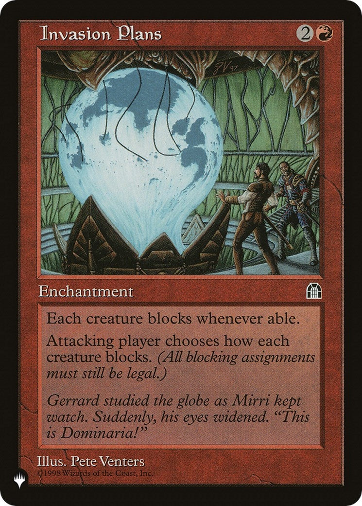 Invasion Plans (The List Reprints)
