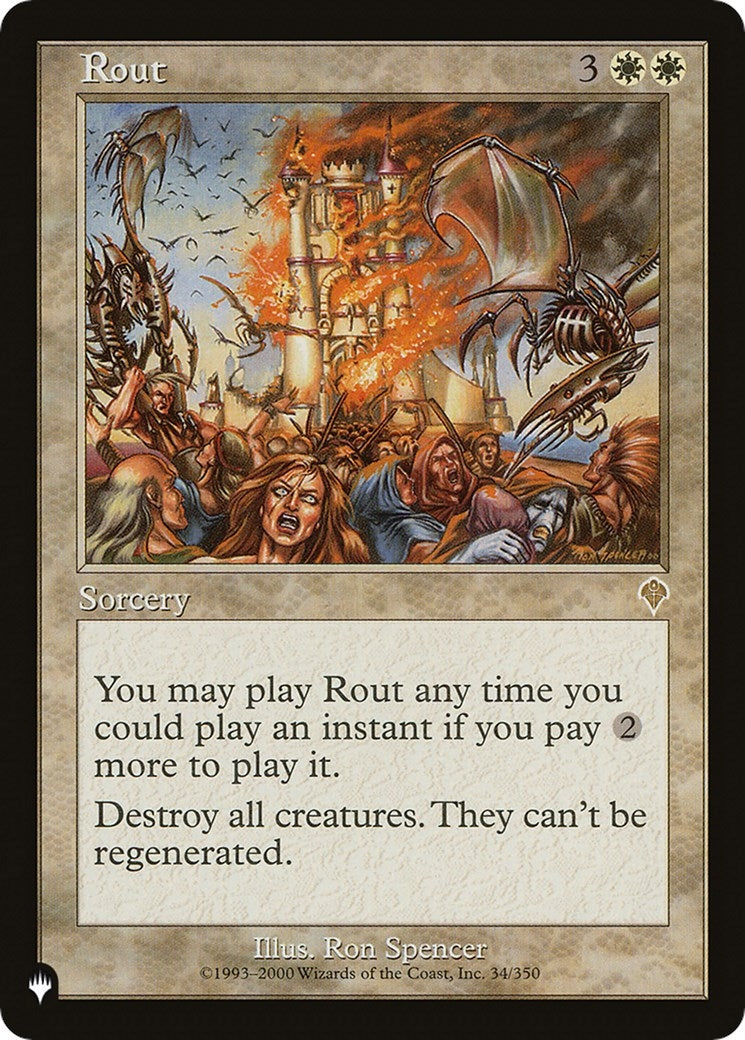 Rout (INV) (34/350) (The List Reprints)