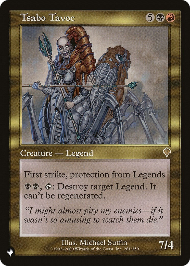 Image for Tsabo Tavoc (281/350) - Magic: The Gathering