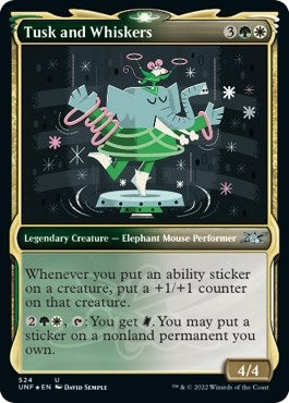 Image for Tusk and Whiskers (Showcase) (Galaxy Foil) (524) - Magic: The Gathering