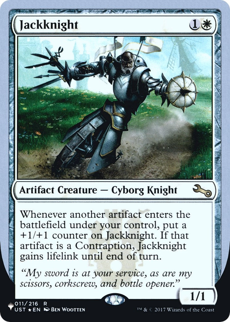 Jackknight (011/216) (The List Reprints)