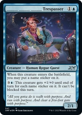 Image for _______ _______ _______ Trespasser (Galaxy Foil) (347) - Magic: The Gathering