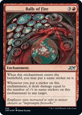 Image for _____ Balls of Fire (Galaxy Foil) (386) - Magic: The Gathering