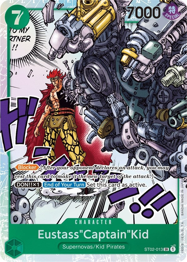 Image for Eustass"Captain"Kid (013) (ST02-013) (Starter Deck 2: Worst Generation) - One Piece Card Game