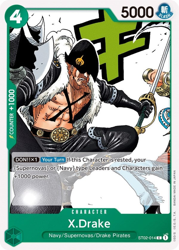 X.Drake (ST02-014) (Starter Deck 2: Worst Generation)