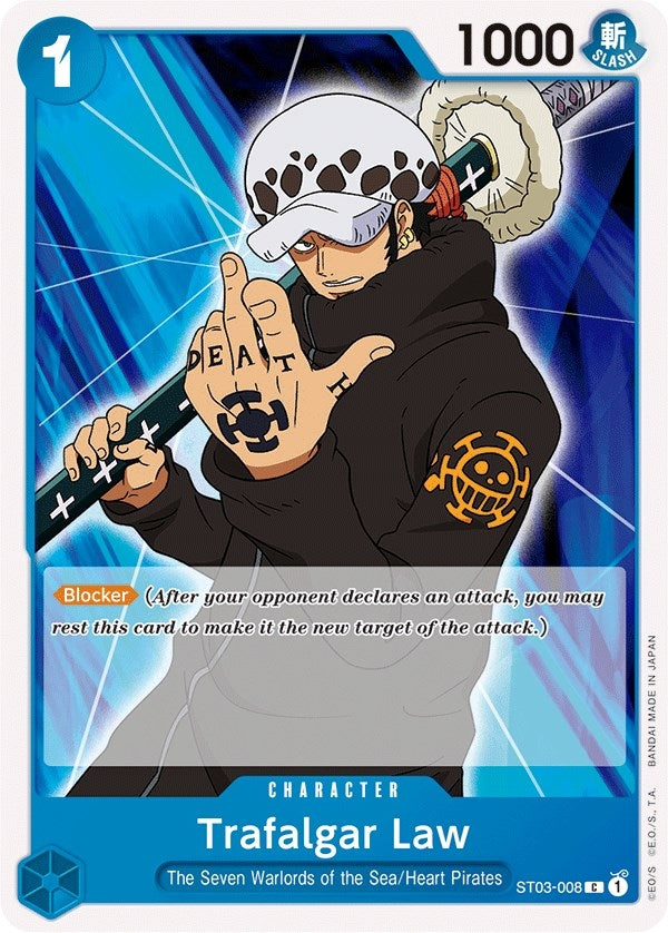 Image for Trafalgar Law (ST03-008) (Starter Deck 3: The Seven Warlords of The Sea) - One Piece Card Game