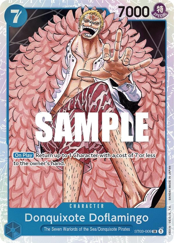 Image for Donquixote Doflamingo (ST03-009) (Starter Deck 3: The Seven Warlords of The Sea) - One Piece Card Game