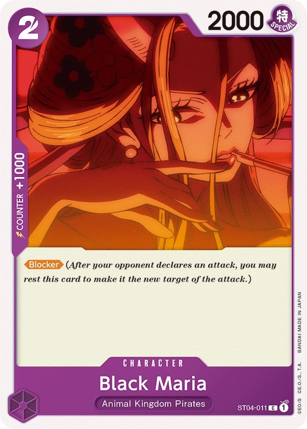 Black Maria (ST04-011) (Starter Deck 4: Animal Kingdom Pirates)