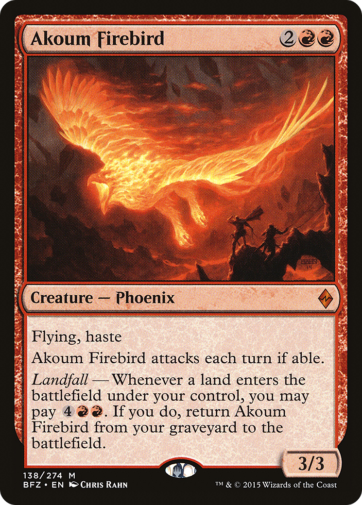 Akoum Firebird (138) (Battle for Zendikar)