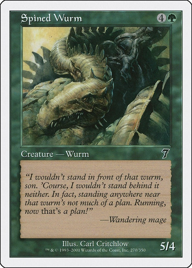 Spined Wurm (270) (7th Edition)