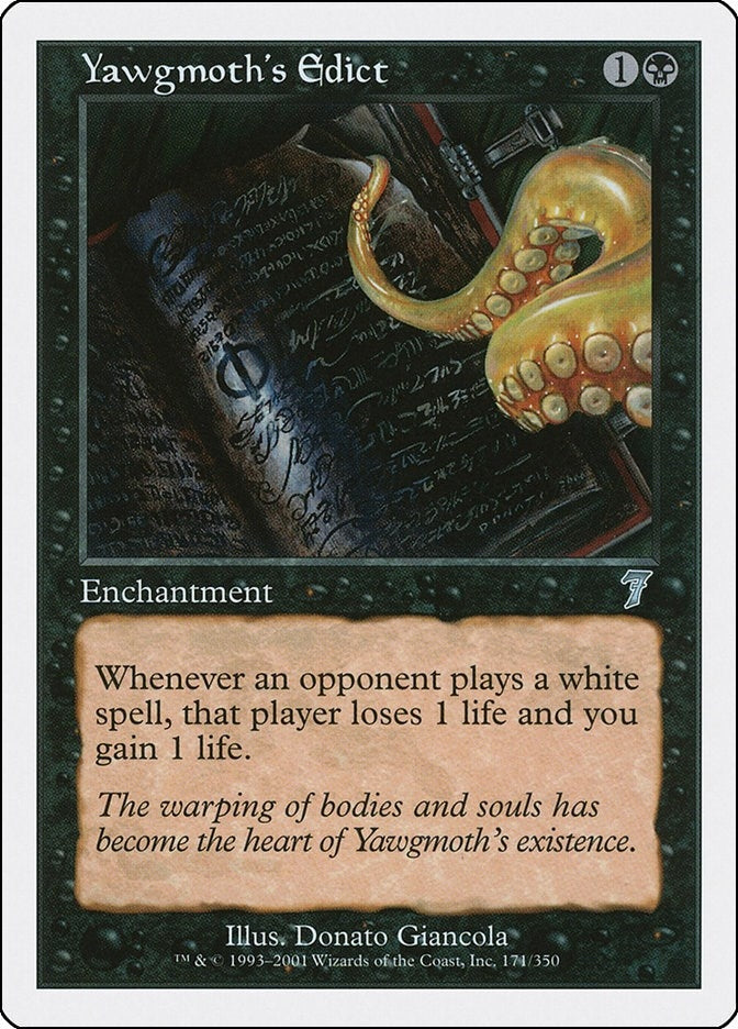 Yawgmoth's Edict (171) (7th Edition)