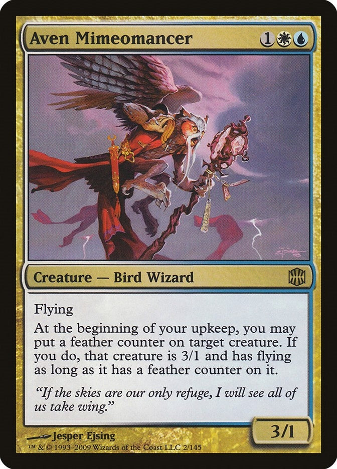 Aven Mimeomancer (2) (Alara Reborn)