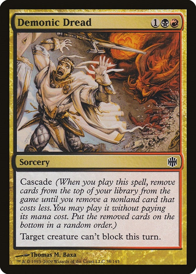 Demonic Dread (38) (Alara Reborn)