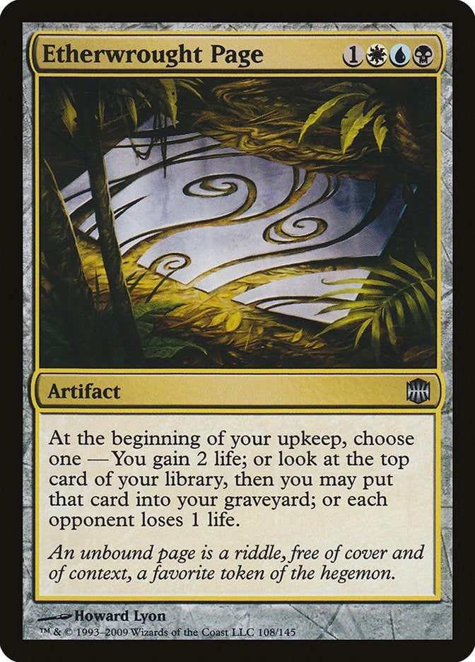 Etherwrought Page (108) (Alara Reborn)