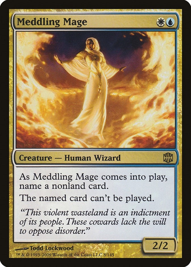 Meddling Mage (8) (Alara Reborn)