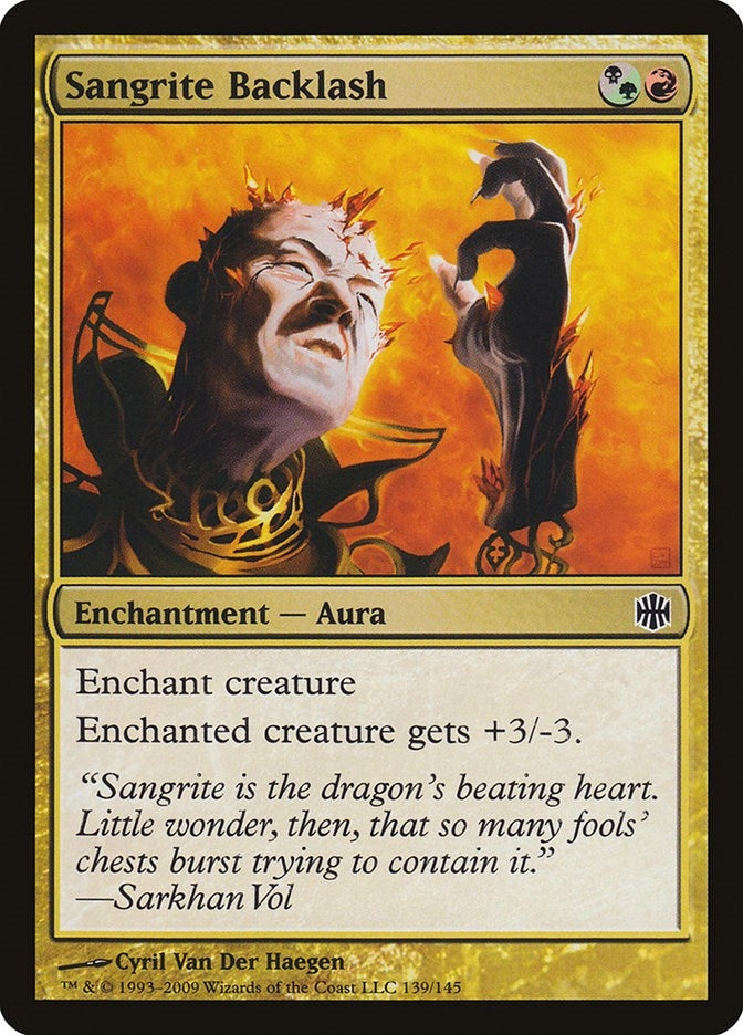 Sangrite Backlash (139) (Alara Reborn)
