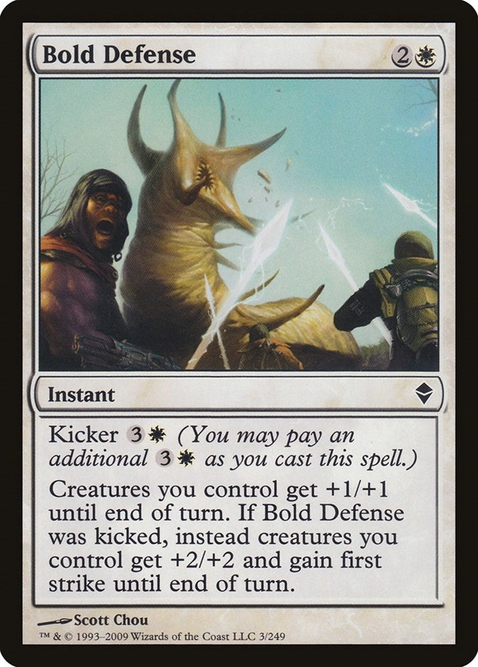 Bold Defense (3) (Zendikar)