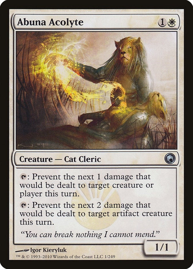 Abuna Acolyte (1) (Scars of Mirrodin)