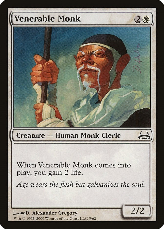 Image for Venerable Monk (5) - Magic: The Gathering