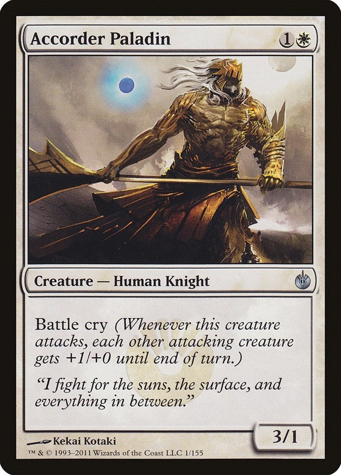 Accorder Paladin (1) (Mirrodin Besieged)