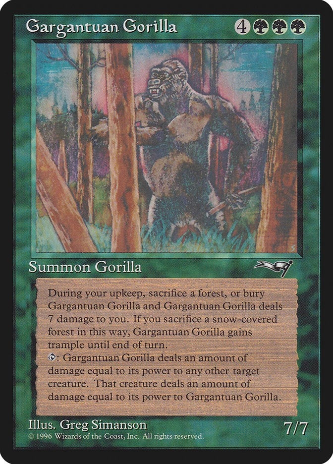 Gargantuan Gorilla (72) (Alliances)