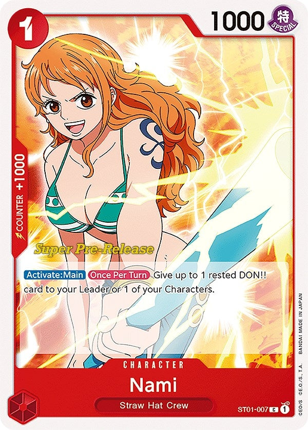 Nami (ST01-007) (Super Pre-Release Starter Deck 1: Straw Hat Crew)