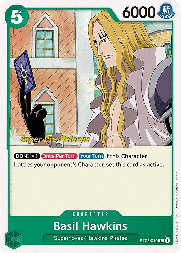 Basil Hawkins (ST02-010) (Super Pre-Release Starter Deck 2: Worst Generation)