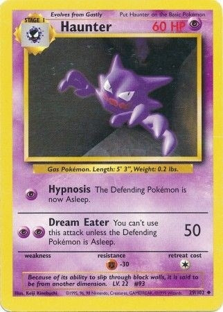 Image for Haunter (029/102) (Base Set) - Pokemon