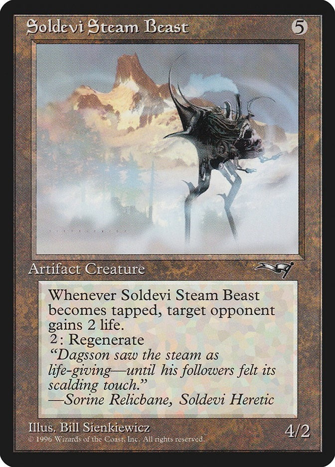 Image for Soldevi Steam Beast (178) (Alliances) - Magic: The Gathering