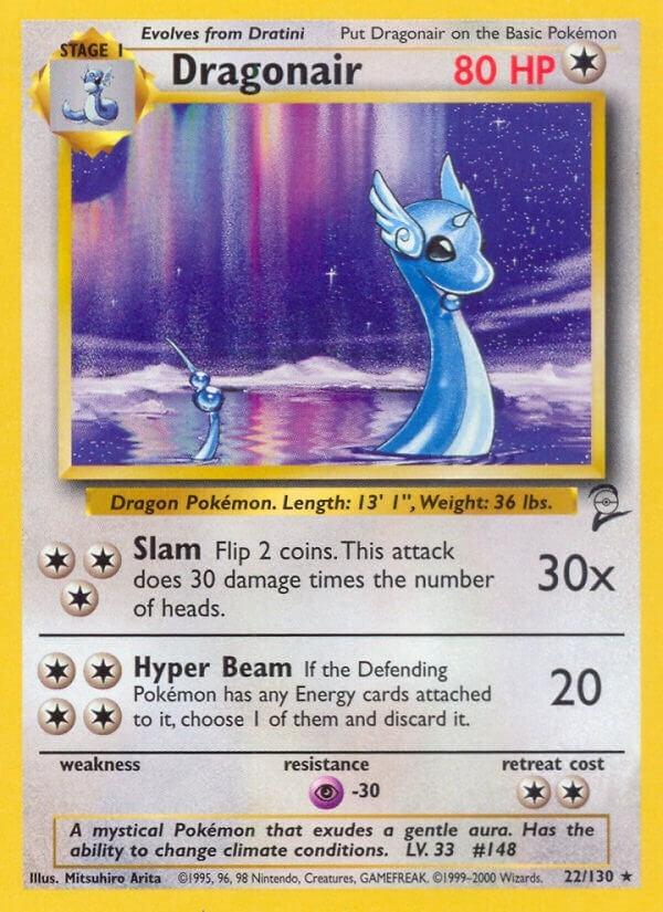 Image for Dragonair (022/130) (Base Set 2) - Pokemon