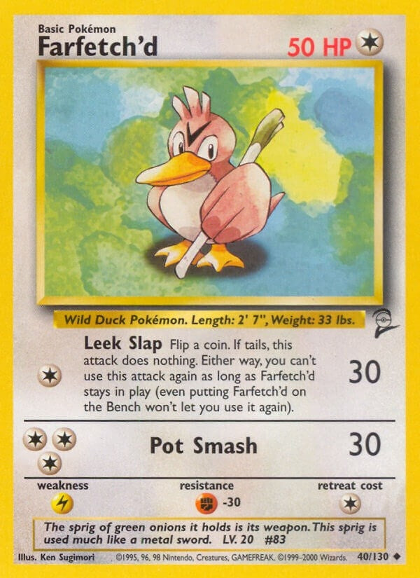 Image for Farfetch'd (040/130) (Base Set 2) - Pokemon
