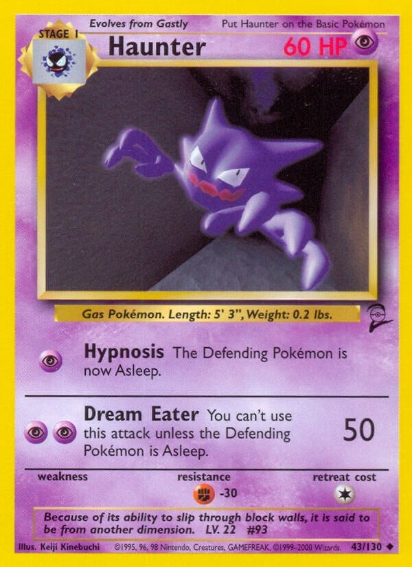 Image for Haunter (043/130) (Base Set 2) - Pokemon
