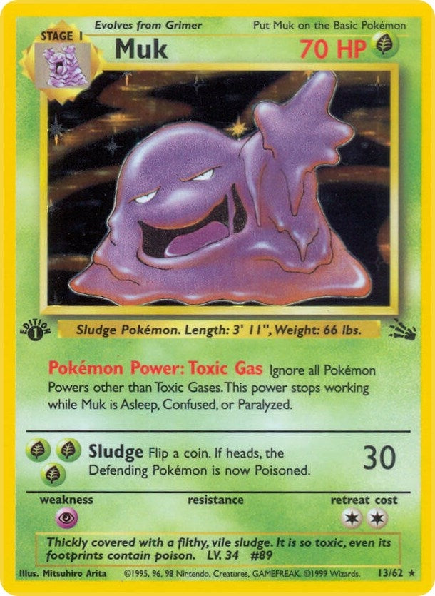 Image for Muk (13) (13/62) (Fossil) - Pokemon