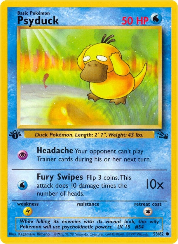 Image for Psyduck (53/62) (Fossil) - Pokemon