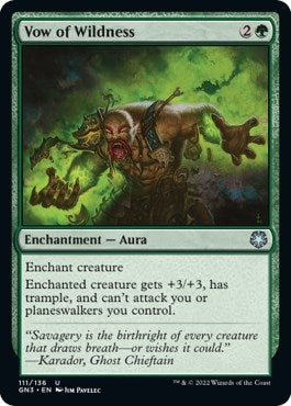 Image for Vow of Wildness (111) - Magic: The Gathering