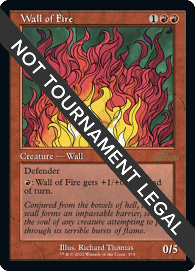 Wall of Fire (Retro Frame) (474)