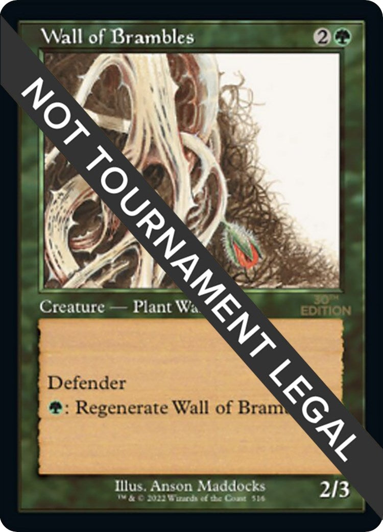Wall of Brambles (Retro Frame) (516)