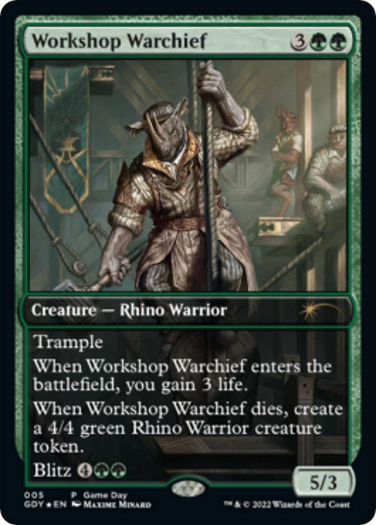 Image for Workshop Warchief (5) - Magic: The Gathering