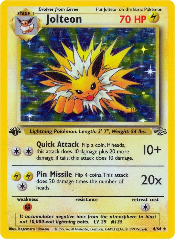 Image for Jolteon (4) (04/64) (Jungle) - Pokemon