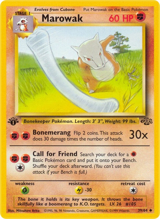 Image for Marowak (39/64) (Jungle) - Pokemon
