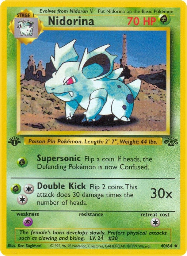 Image for Nidorina (40/64) (Jungle) - Pokemon