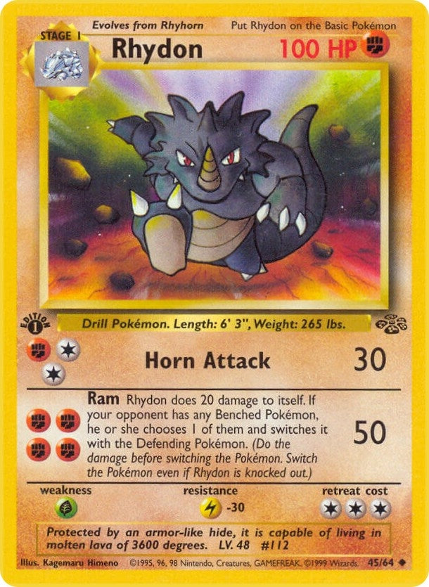 Image for Rhydon (45/64) (Jungle) - Pokemon