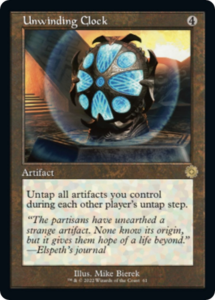 Unwinding Clock (61)