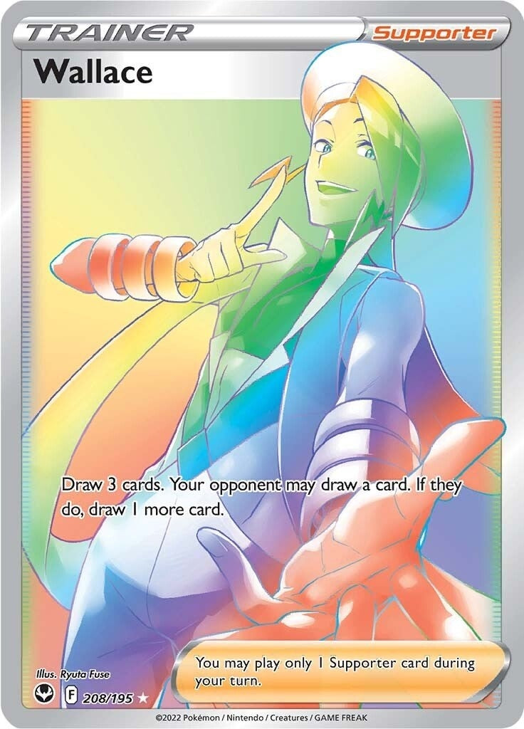 Image for Wallace (Secret) (208/195) (SWSH12: Silver Tempest) - Pokemon
