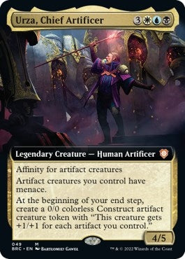 Image for Urza, Chief Artificer (Extended Art) (49) - Magic: The Gathering