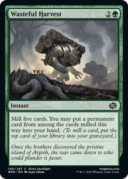Image for Wasteful Harvest (196) - Magic: The Gathering
