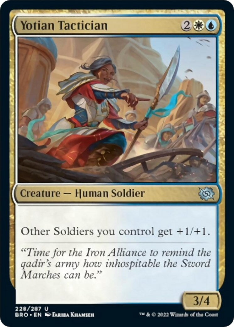 Image for Yotian Tactician (228) - Magic: The Gathering