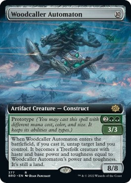 Image for Woodcaller Automaton (Extended Art) (377) - Magic: The Gathering